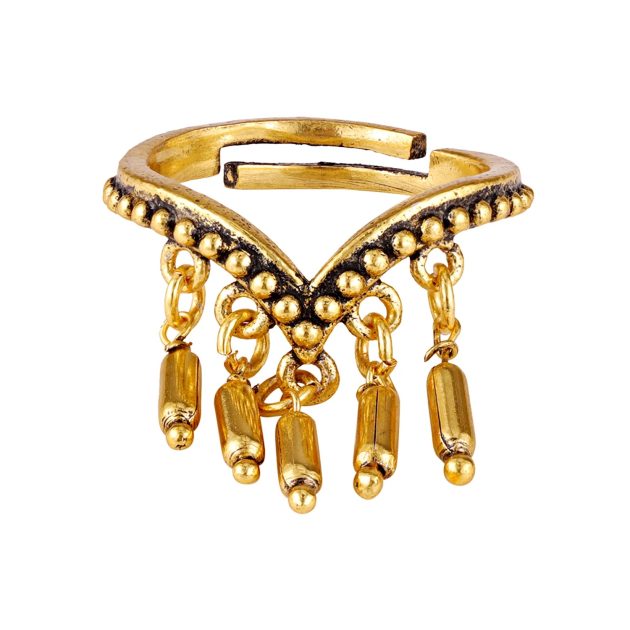 Fringes Dangling Ring - Image 2